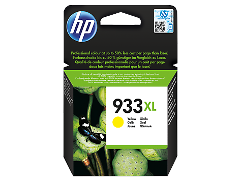 Консуматив HP 933XL Value Original Ink Cartridge; Yellow;  Page Yield 825; HP OfficeJet 6100; 6600; 6700; 7110; 7610