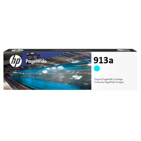 Консуматив HP 913A Standard Original Ink Cartridge; Cyan;  Page Yield 3000; HP Page Wide Pro 352; 377; 477;