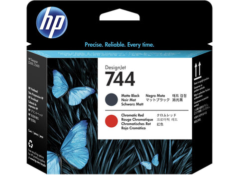 Консуматив HP 744 Standard 1-Pack Original Ink Cartridge; Matte Black + Chromatic Red ;  ; HP DesignJet Z2600, Z5600