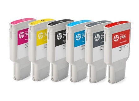 Консуматив HP 745 Standard 1-Pack Original Ink Cartridge; Cyan;  ; HP DesignJet Z2600, Z5600
