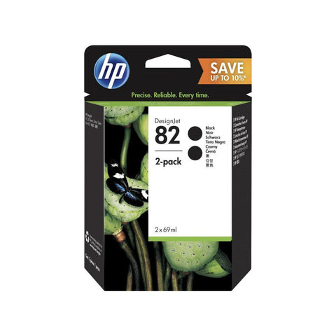 Консуматив HP 82 2 - Pack Original Ink Cartridge; Black;  ; HP Designjet 111 610; 510 1067