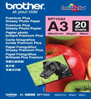 Paper BROTHER 20 sheets glossy A3 paper