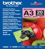 Paper BROTHER 20 sheets glossy A3 paper