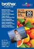 Paper BROTHER Premium Plus Glossy Photo Paper, 20 Sheets, 4" x 6"