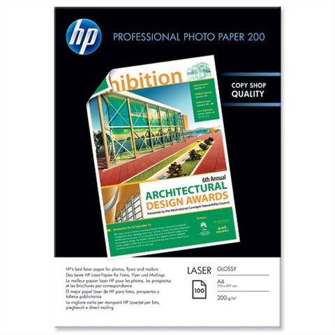 Хартия HP Professional glossy photo paper laser 200g/m2 A4 100 sheets 1-pack