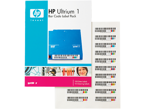 Хартия HPE LTO Ultrium 1 automation barcode labelled 100-pack