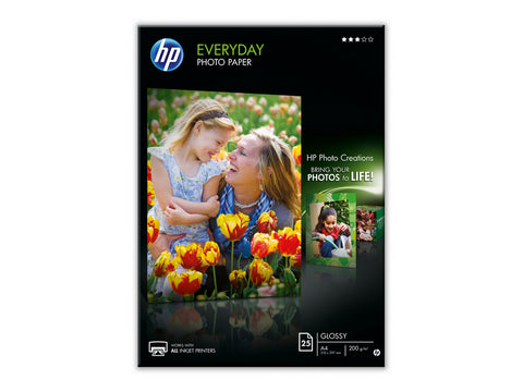 Хартия HP Everyday Photo Paper,Semi Glossy, 25 sheets, A4 size
