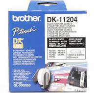 Multi Purpose Label BROTHER 17mm x 54mm x 400 for P-Touch