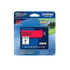 TZ Tape BROTHER 24mm Black on Red, Laminated, 8m lenght, for P-Touch