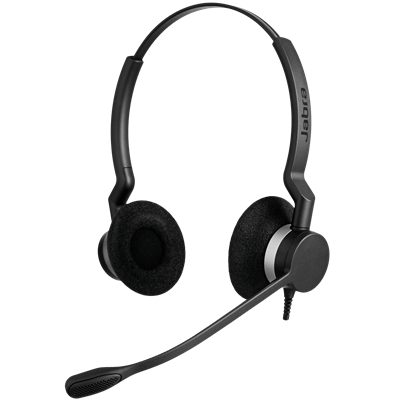 Слушалки с микрофон Jabra BIZ 2300 Duo, Noise Cancelling, Microphone, USB