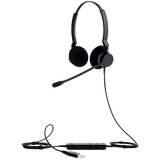 Слушалки с микрофон Jabra BIZ 2300 Duo, Noise Cancelling, Microphone, USB