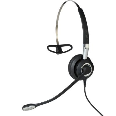 Слушалки с микрофон Jabra BIZ 2400 II Mono, Noise Cancelling, Microphone, QD jack