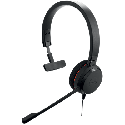 Слушалки с микрофон Jabra EVOLVE 20 MS Mono, Noise Cancelling, Microphone, USB