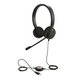 Слушалки с микрофон Jabra EVOLVE 20 MS Duo, Noise Cancelling, Microphone, USB