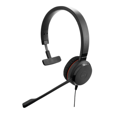 Слушалки с микрофон Jabra EVOLVE 30 II MS Mono, Noise Cancelling, Microphone, 3,5 mm & USB