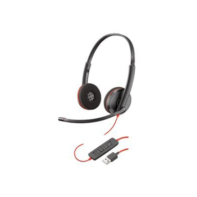 Слушалка с микрофон Plantronics Blackwire C3220 Duo USB-A