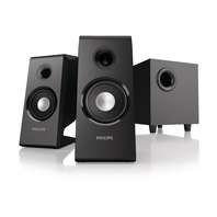 Philips 2.1. мултимедийни колонки, музикална мощност 28W RMS