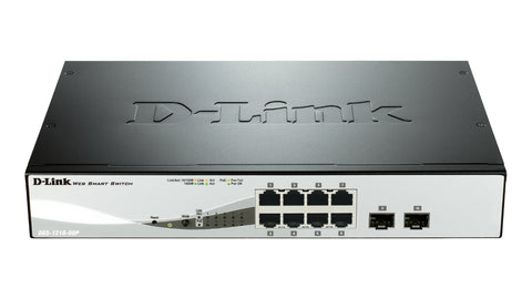 8-Port Gigabit PoE Smart Switch with 2 SFP ports