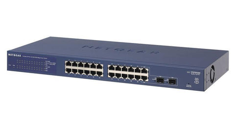 Суич Netgear GS724T, 24 x 10/100/1000 Gigabit Smart switch with 2 SFP, Advanced features, Link Aggregation