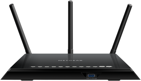 Рутер Netgear R6400, 4PT AC1750 (450 + 1300 Mbps) WiFi Gigabit Router with 2 x USB, Ext Ant