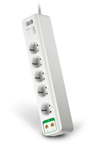 APC Essential SurgeArrest 5 outlets with Coax Protection 230V Germany