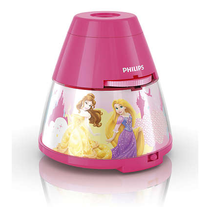 Philips Disney 2 в 1 – прожектор и нощна LED лампа Princess