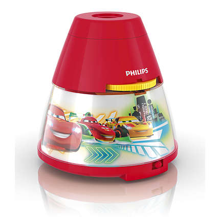 Philips Disney 2 в 1 – прожектор и нощна LED лампа Cars
