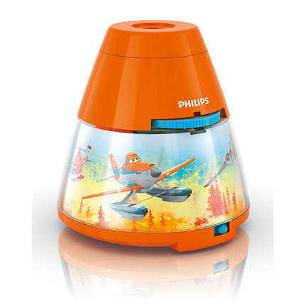 Philips Disney 2 в 1 – прожектор и нощна LED лампа Planes