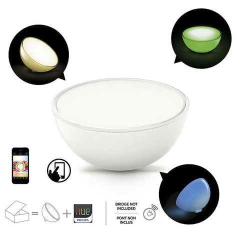 Philipd HUE Personal Wireless Lighting Настолна лампа GO, бялa, LED