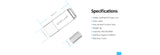USB 3.0 Teclast Type-C Mobile USB Flash Drive серия CoolFlash DT Type-c 3.0
