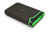 Твърд диск Transcend StoreJet 25M3 USB 3.0 2.5 1TB (SATA) Rubber Case Anti-Shock Iron Gray